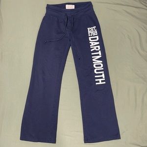 Low-rise Navy Dartmouth Sweatpants